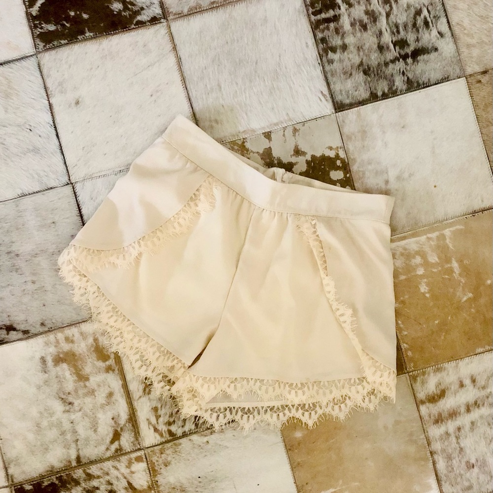 Blue Rain Tan Shorts
